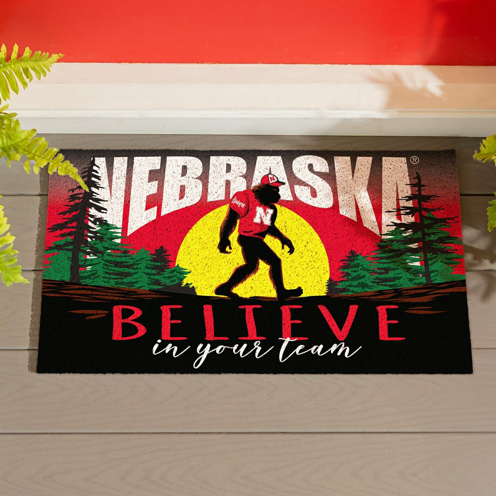University of Nebraska Bigfoot PVC Mat, 28"x16"
