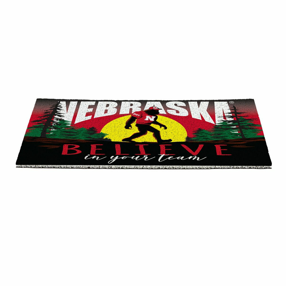 University of Nebraska Bigfoot PVC Mat, 28"x16"