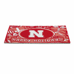 University of Nebraska Holiday PVC Mat, 28"x16"