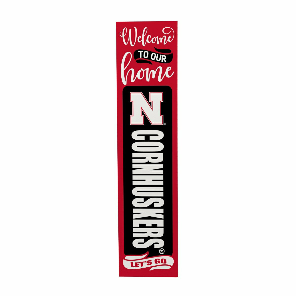 University of Nebraska 47" Double Sided Leaner, Halloween
