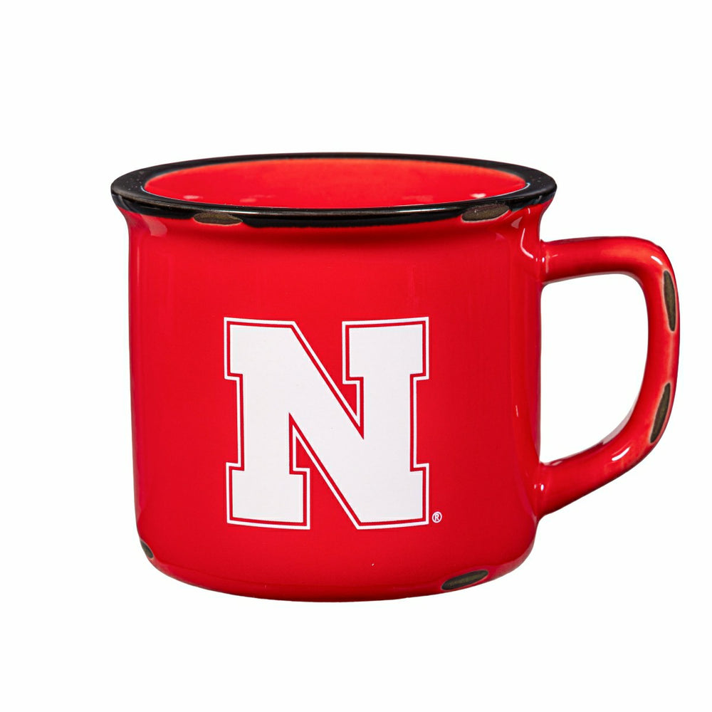 University of Nebraska Ceramic Camp Cup with Enamel Finish, 14oz