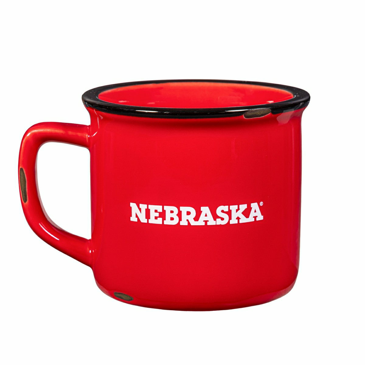 University of Nebraska Ceramic Camp Cup with Enamel Finish, 14oz
