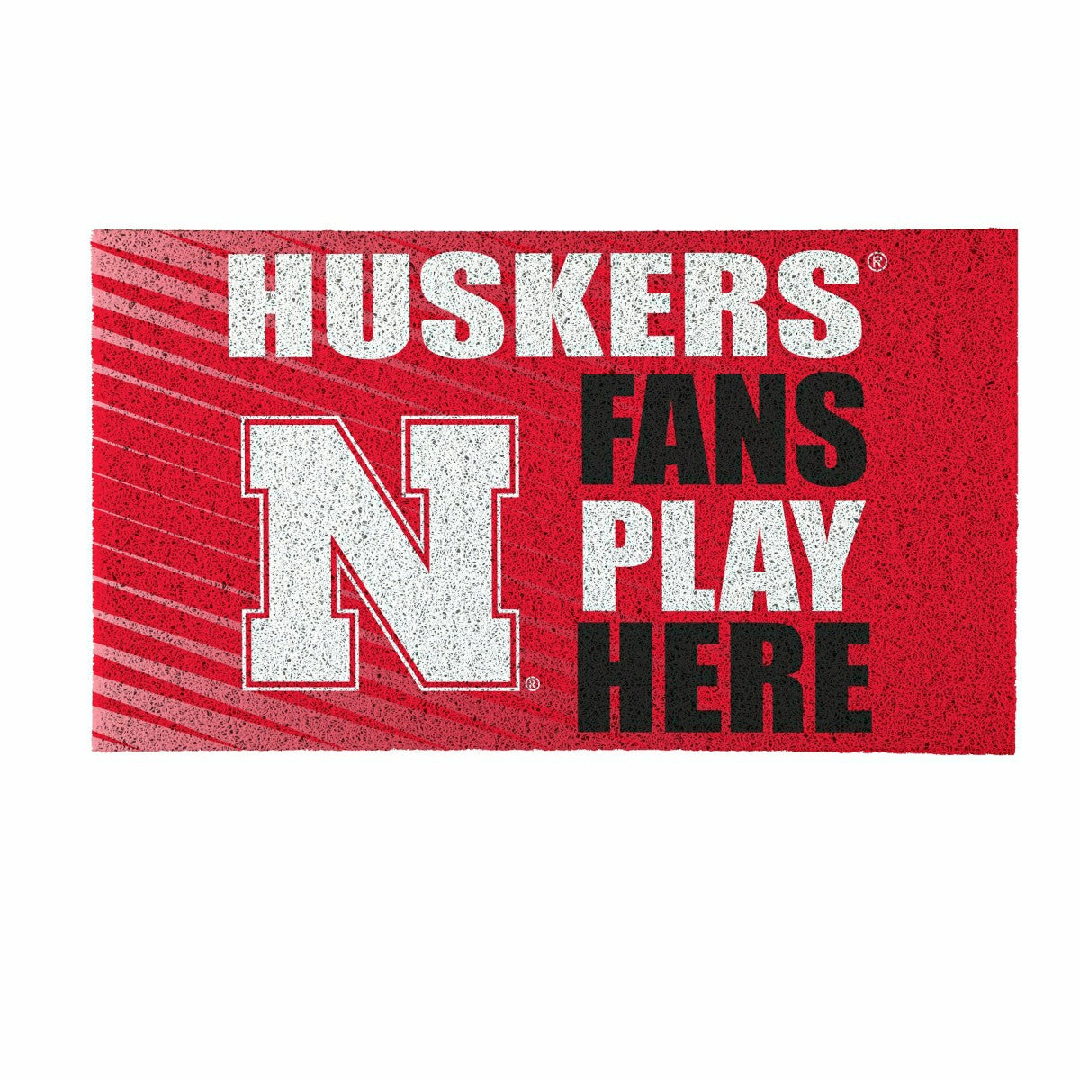 University of Nebraska Fan Mat, 28"x16"