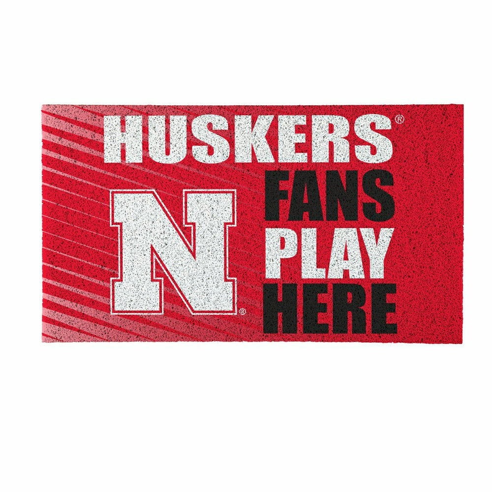 University of Nebraska Fan Mat, 28"x16"
