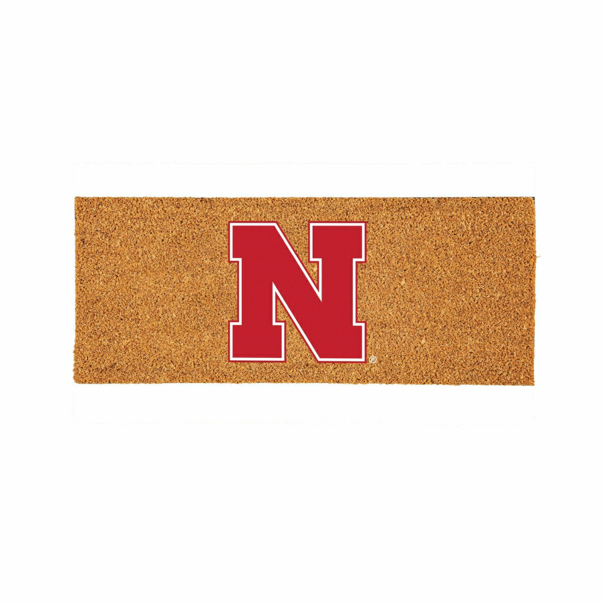 University of Nebraska Extra Large Full Color Coir Mat, 60"x24"