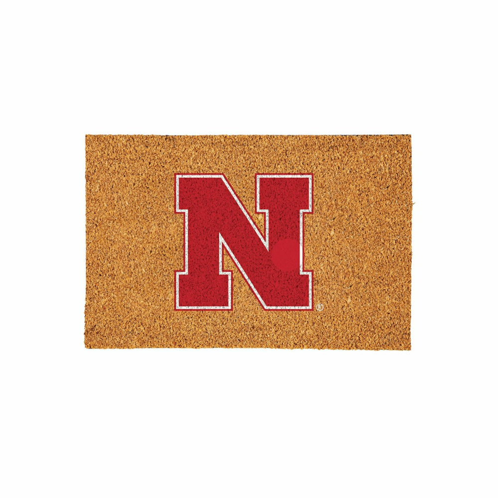 University of Nebraska Large Full Color Coir Mat, 36"x24"