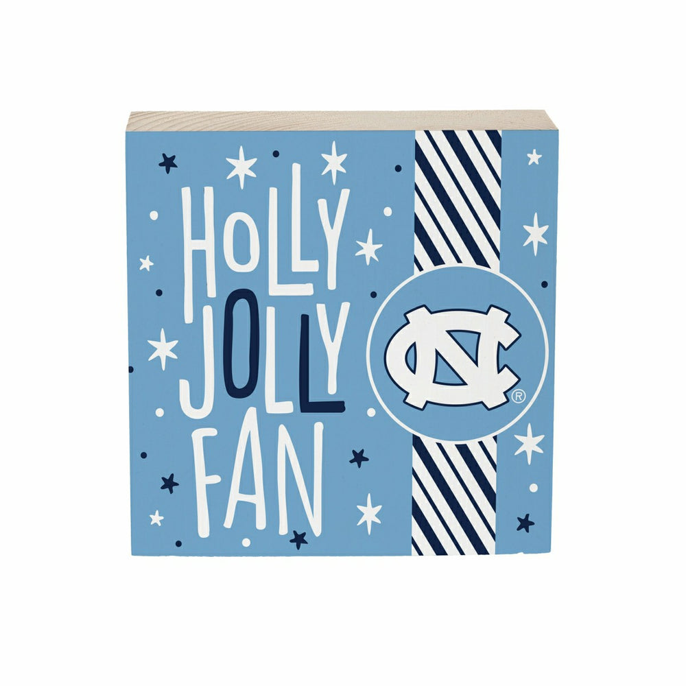 University of North Carolina Block, Holiday, 6x6