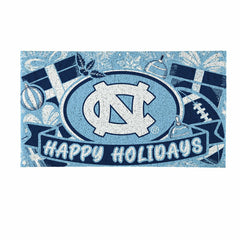 University of North Carolina Holiday PVC Mat, 28"x16"