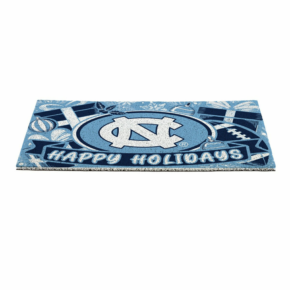 University of North Carolina Holiday PVC Mat, 28"x16"