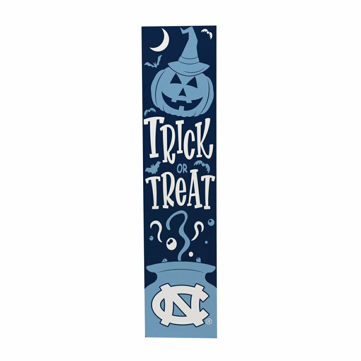 University of North Carolina 47" Double Sided Leaner, Halloween