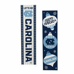 University of North Carolina 47" Double Sided Leaner, Christmas