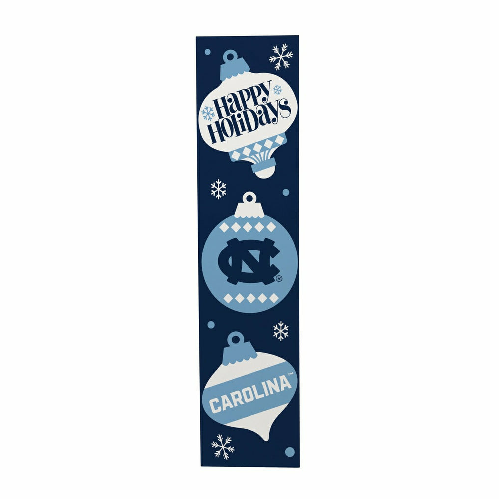 University of North Carolina 47" Double Sided Leaner, Christmas