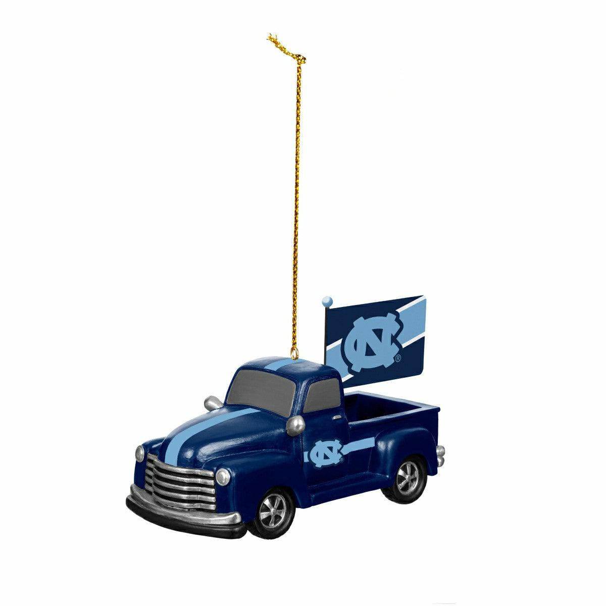 University of North Carolina Rally Truck Ornament, Set of 2