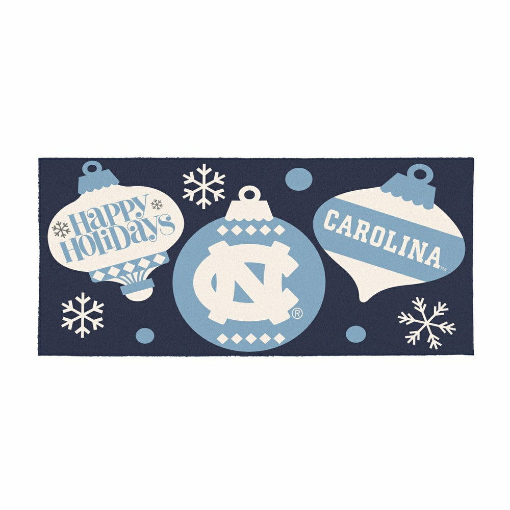University of North Carolina Holiday Flocked Coir Sassafras Switch Mat