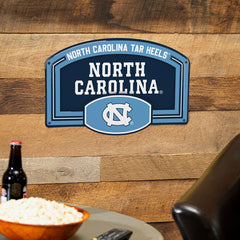 University of North Carolina USA Embossed Steel Wall Sign, 11" x 17"