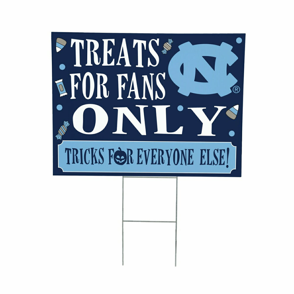 University of North Carolina Yard Sign, Halloween Treats for Fans