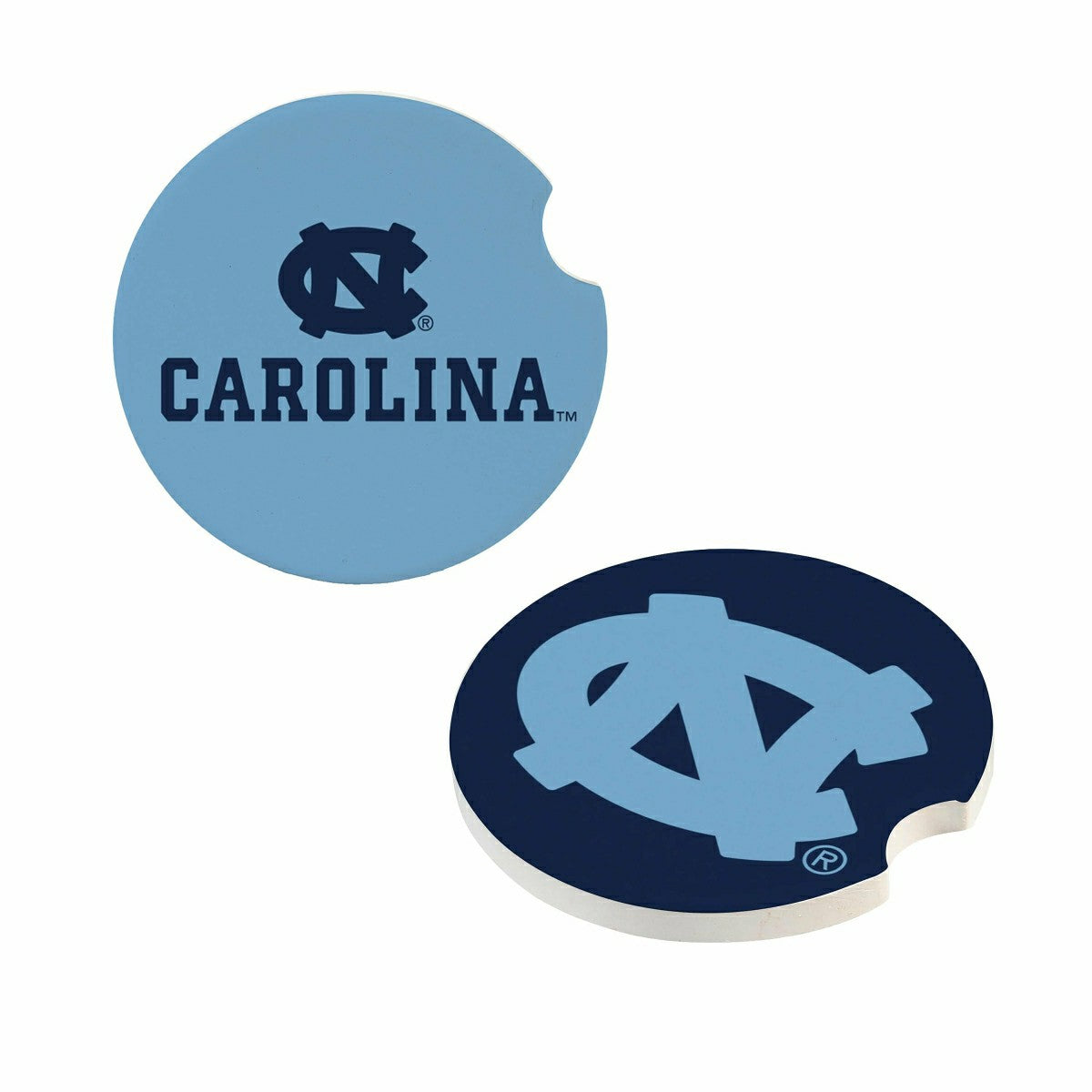 University of North Carolina Car Coaster Set, 2pc