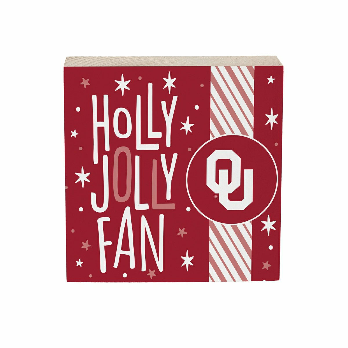 University of Oklahoma Block, Holiday, 6x6