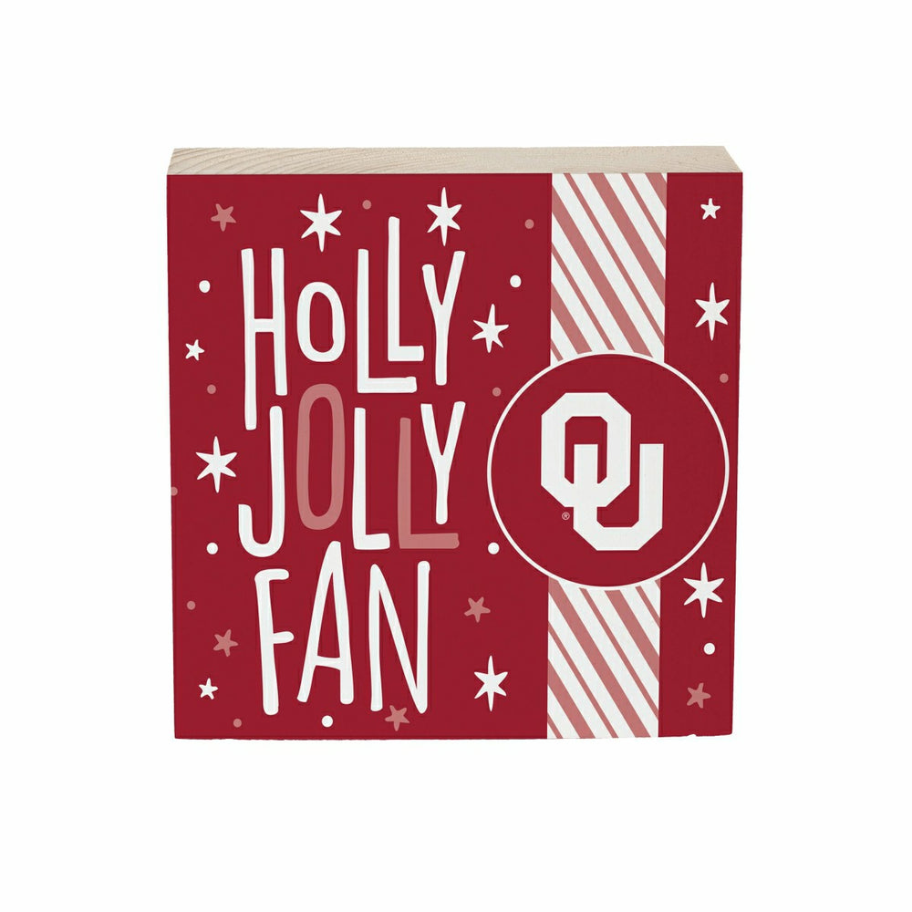 University of Oklahoma Block, Holiday, 6x6