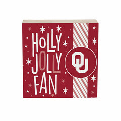 University of Oklahoma Block, Holiday, 6x6