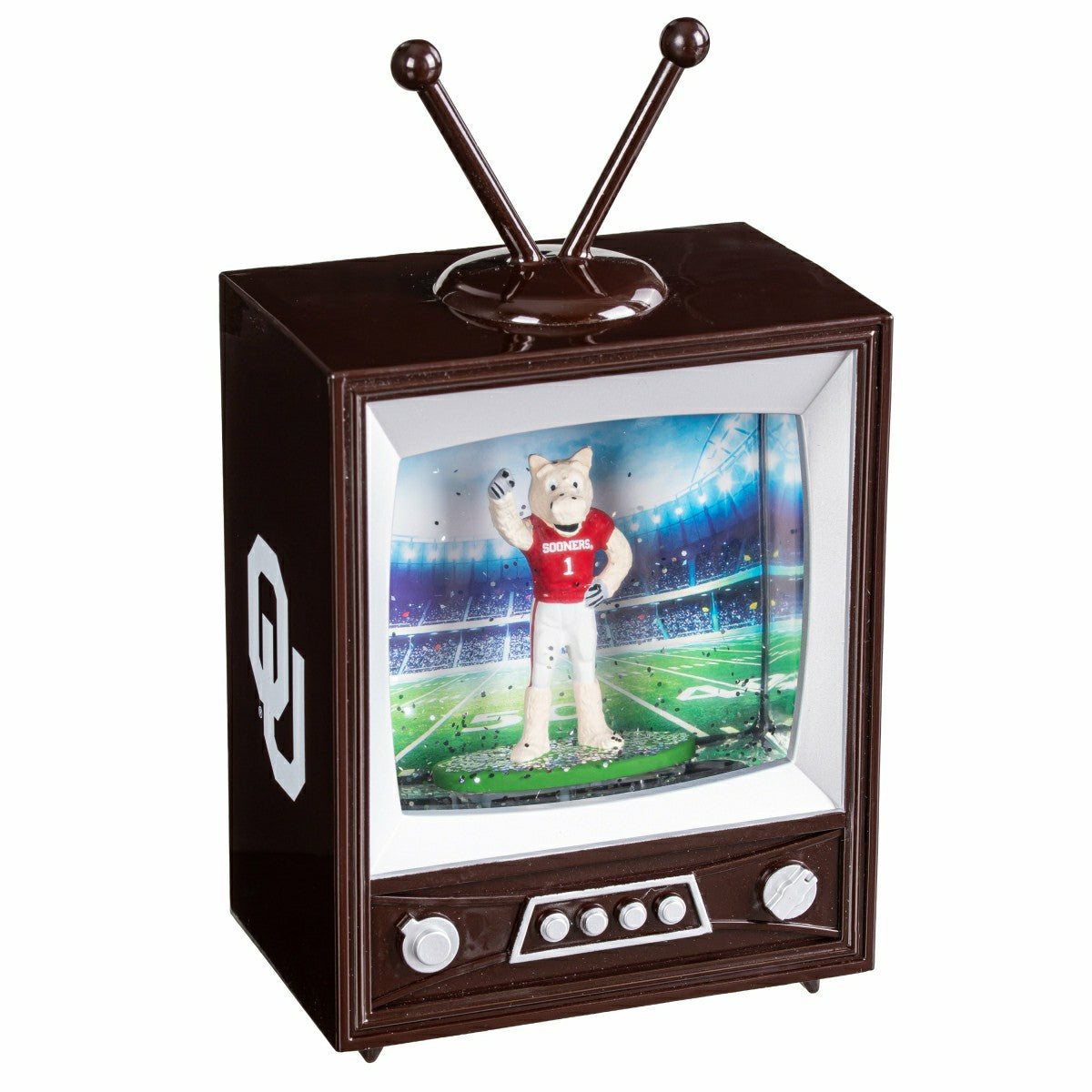 University of Oklahoma Vintage TV Water Lantern