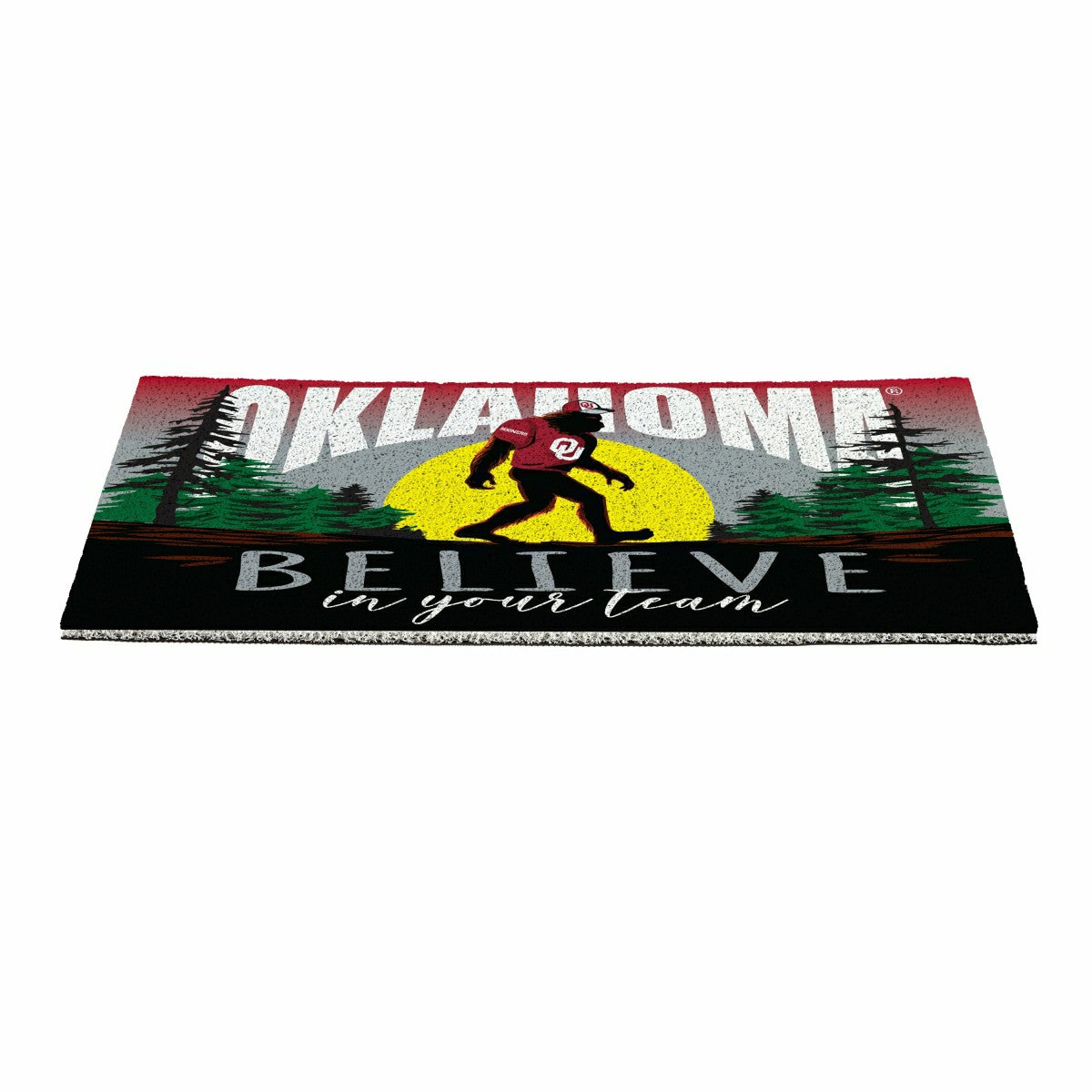 University of Oklahoma Bigfoot PVC Mat, 28"x16"