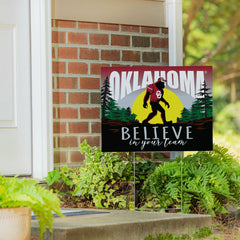 University of Oklahoma Yard Sign, Bigfoot