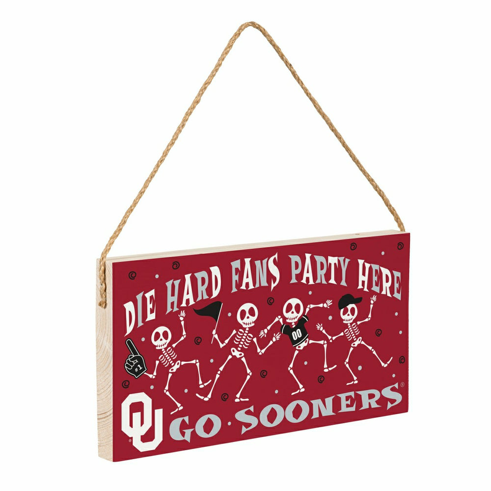 University of Oklahoma Halloween Wood Wall Sign, 6x11