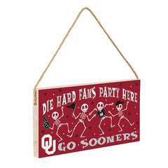 University of Oklahoma Halloween Wood Wall Sign, 6x11