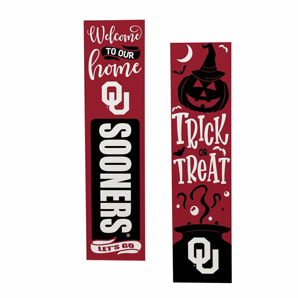 47" Double Sided Leaner, University of Oklahoma, Halloween