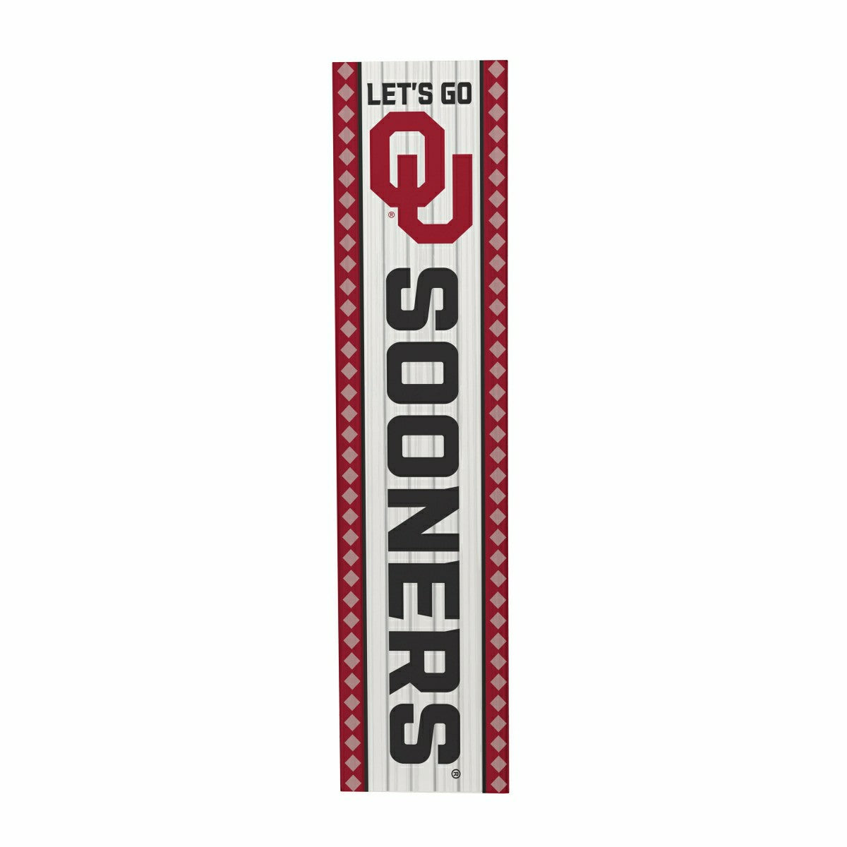 47" Double Sided Leaner, University of Oklahoma, Christmas