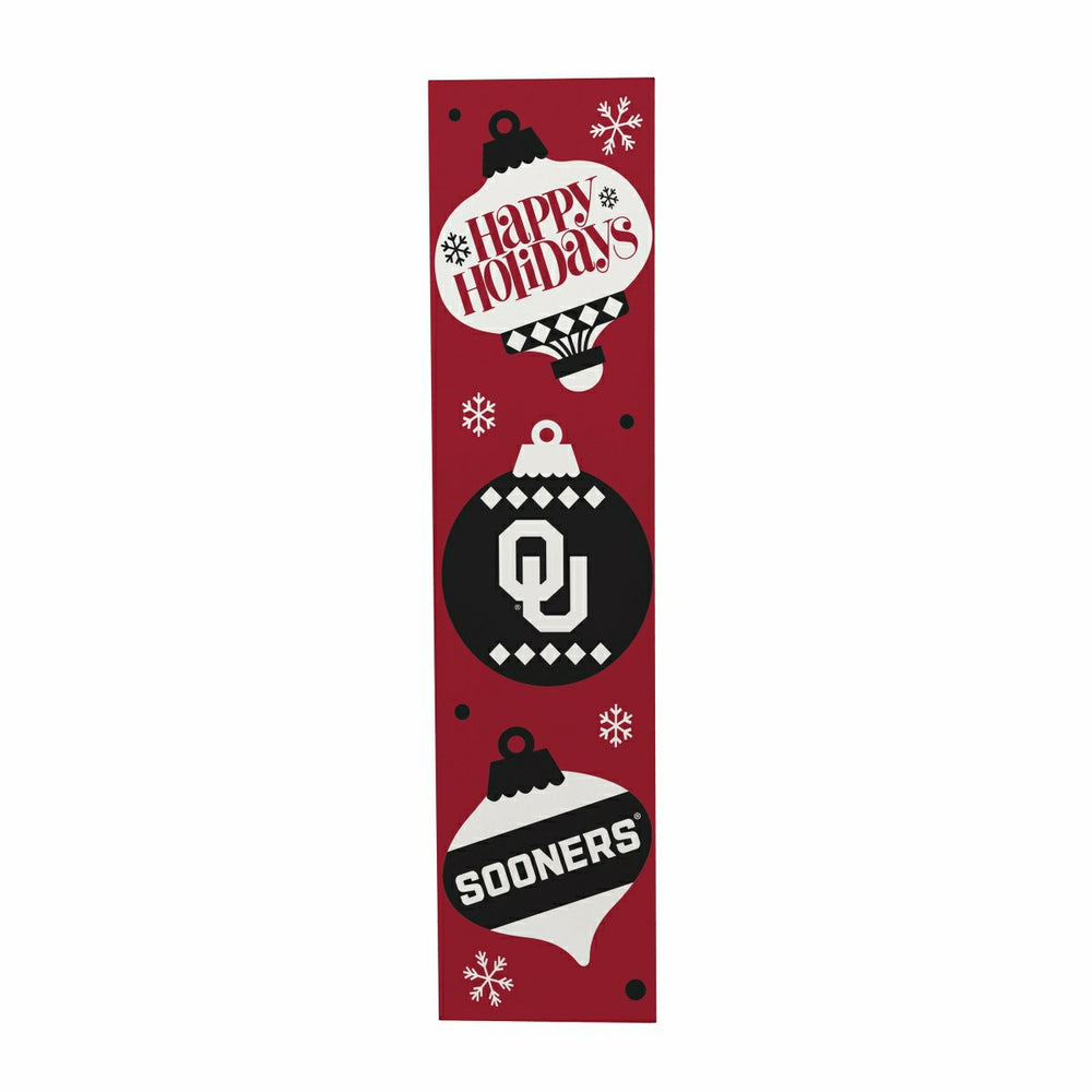 47" Double Sided Leaner, University of Oklahoma, Christmas