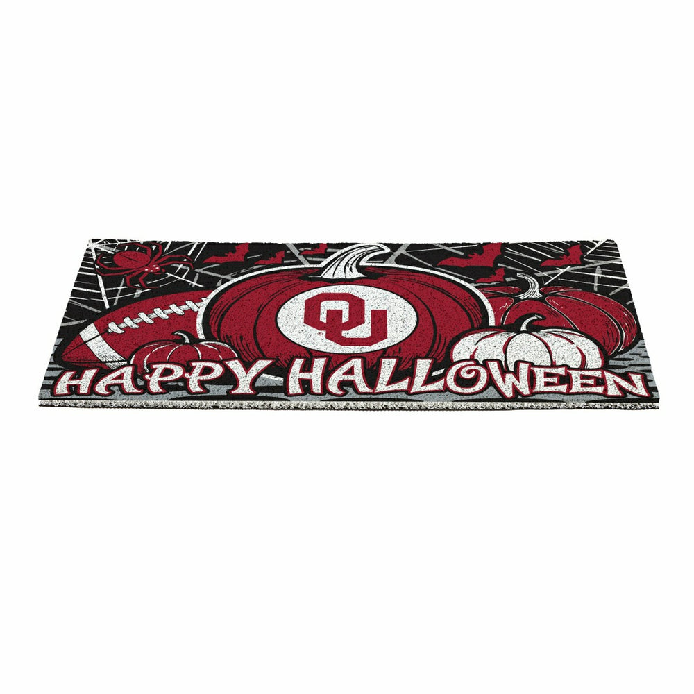University of Oklahoma Halloween PVC Mat, 28"x16"