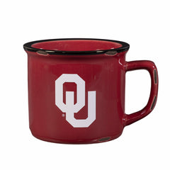 University of Oklahoma Ceramic Camp Cup with Enamel Finish, 14oz