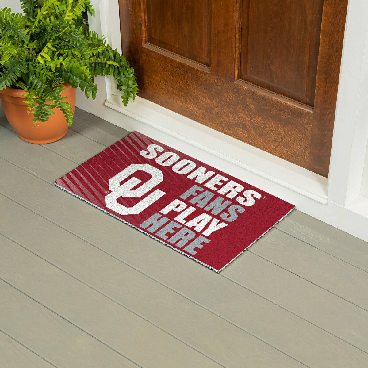 University of Oklahoma Fan Mat, 28"x16"