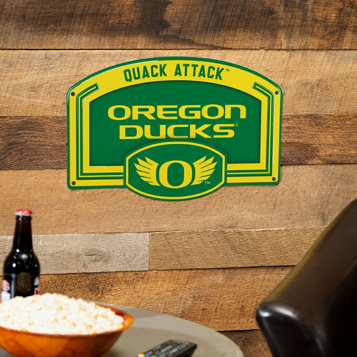 University of Oregon USA Embossed Steel Wall Sign, 11" x 17"