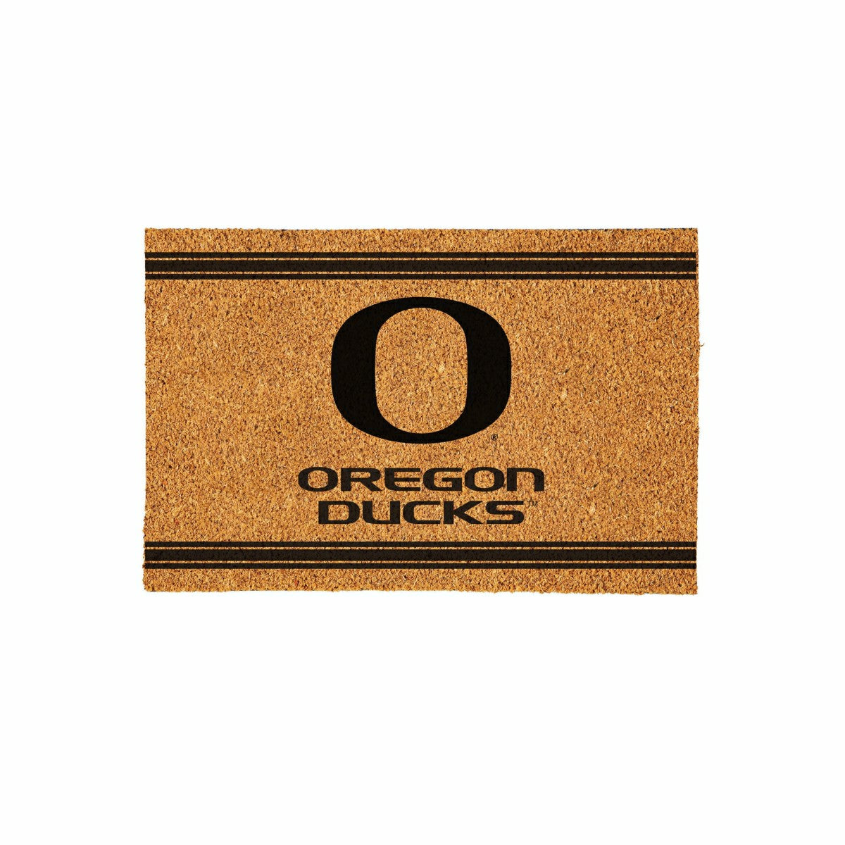 University of Oregon Large One Color Coir Mat, 36"x24"