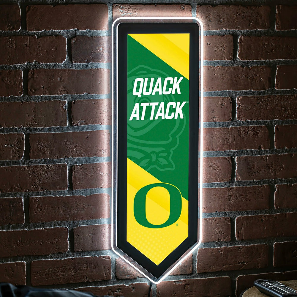 LED Wall Decor, Pennant, University of Oregon
