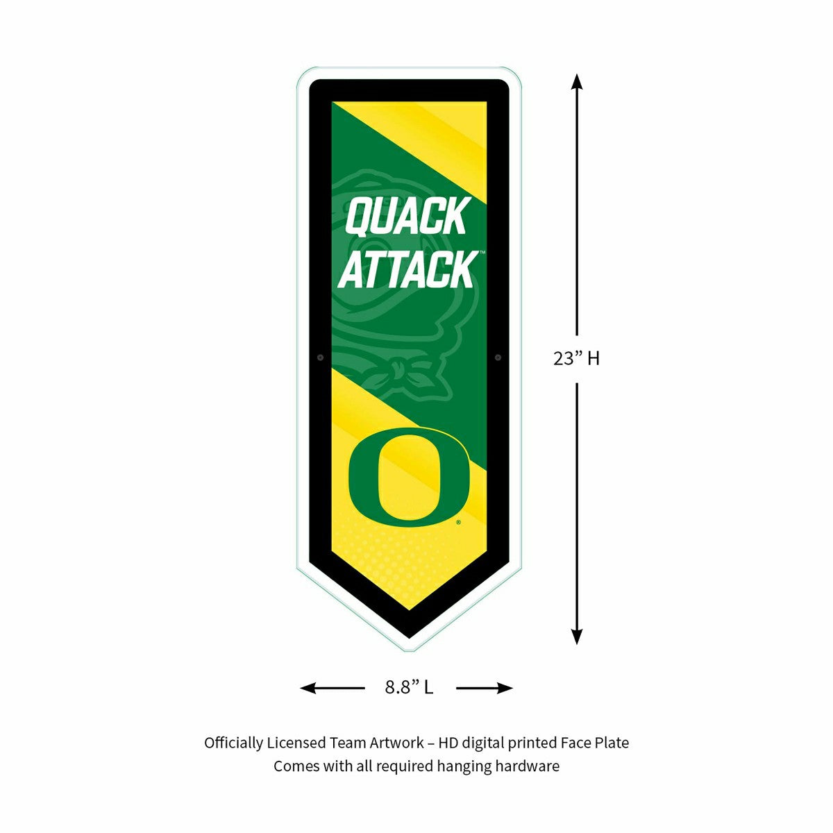 LED Wall Decor, Pennant, University of Oregon