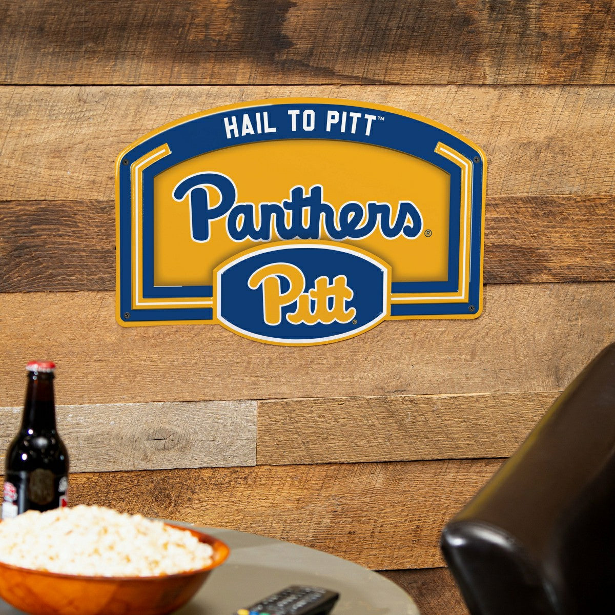 University of Pittsburgh USA Embossed Steel Wall Sign, 11" x 17"