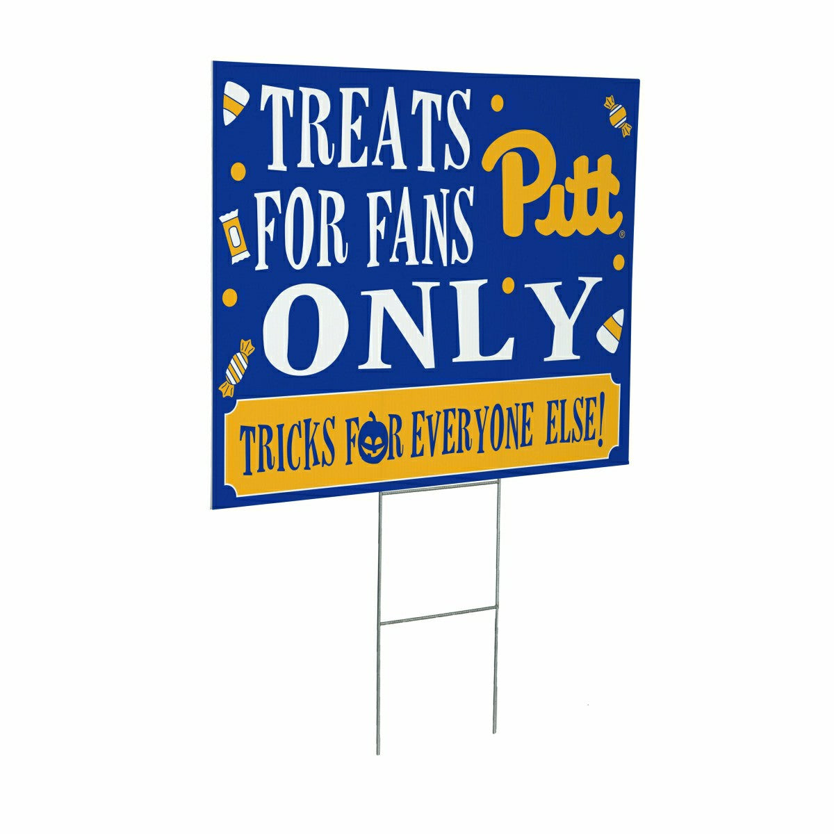University of Pittsburgh Yard Sign, Halloween Treats for Fans