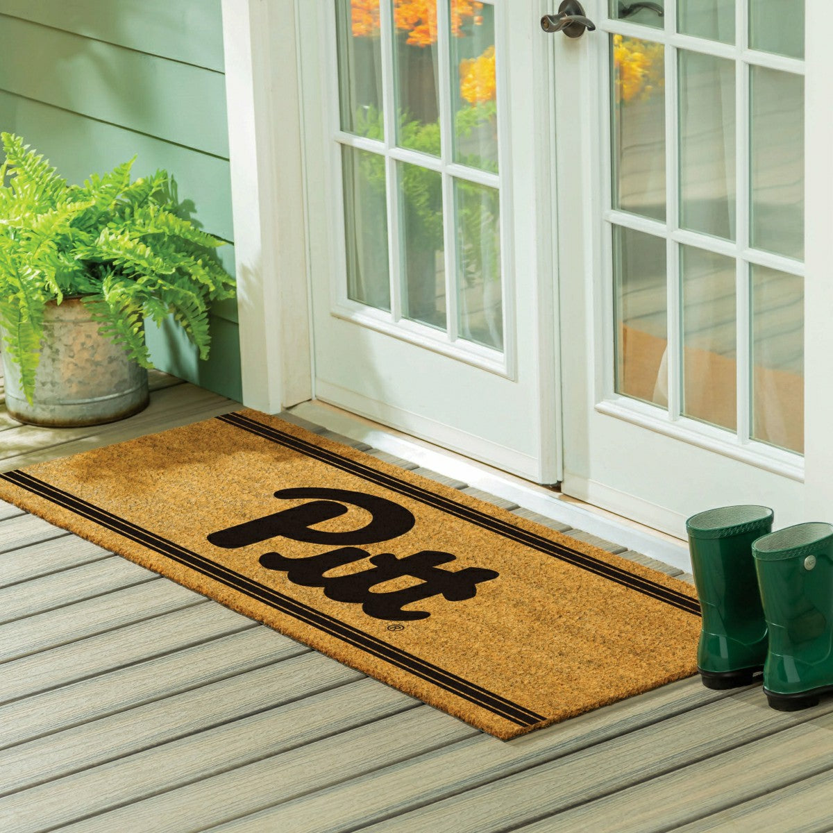 University of Pittsburgh Extra Large One Color Coir Mat, 60"x24"
