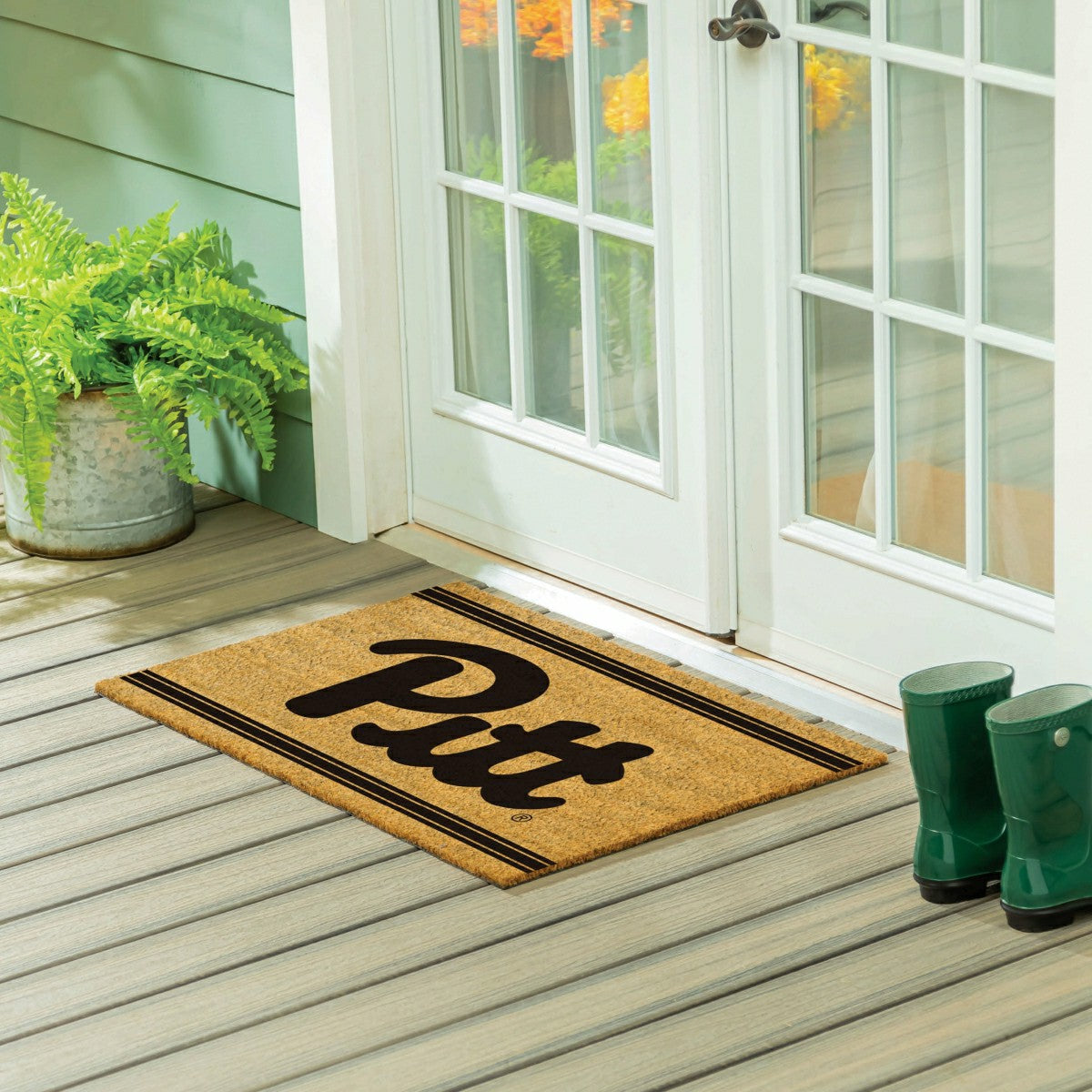 University of Pittsburgh Large One Color Coir Mat, 36"x24"