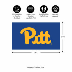 Full Color PVC Mat, 16" x 28", University of Pittsburgh