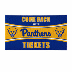 28" x 16" PVC Trapper Mat, Come Back with Tickets, University of Pitts