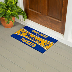 28" x 16" PVC Trapper Mat, Come Back with Tickets, University of Pitts