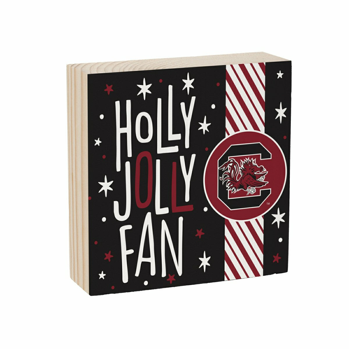 University of South Carolina Block, Holiday, 6x6