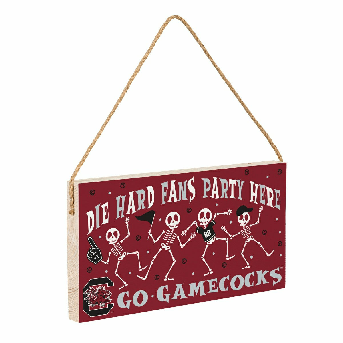 University of South Carolina Halloween Wood Wall Sign, 6x11