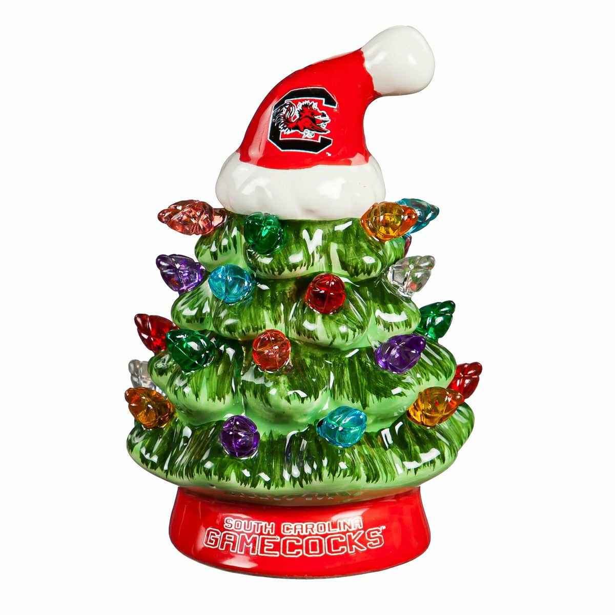 4" Mini LED Tabletop Christmas Tree, Set of 2, University of South Car