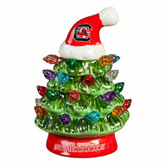 4" Mini LED Tabletop Christmas Tree, Set of 2, University of South Car